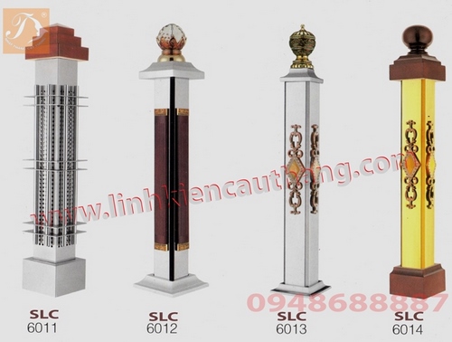 Trụ đề ba cầu thang kiếng SLC6011, SLC6012, SLC6013, SLC6014